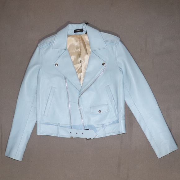 Theory Leather Jacket - Picture 2 of 9